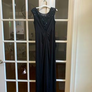 Black maxi dress, size 2